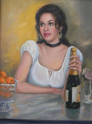 Portrait: Kim as Bar Maid