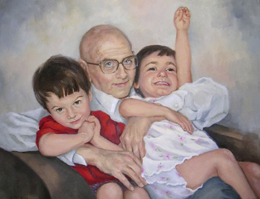 Portrait: Loving Grandpa